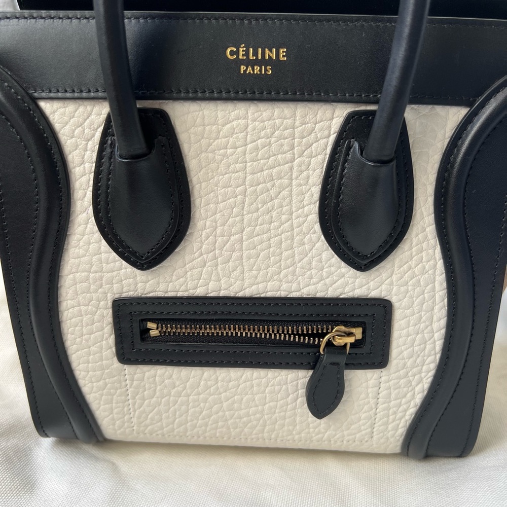 Celine Tri Color Nano Luggage Bag - Picture 3 of 9